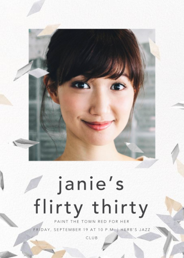 Flutter Photo - Birthday Invitation by CONFETTISYSTEM