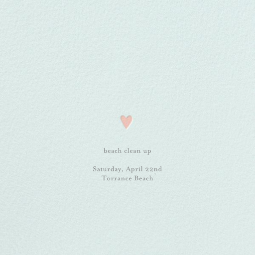 Shared Space - Earth Day Invitation by Little Cube - Back