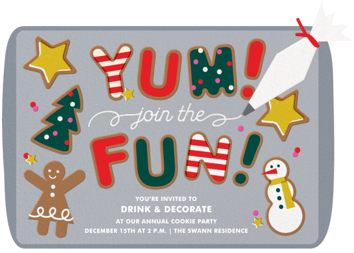 Cookie Exchange - Invitation by Cheree Berry Paper & Design