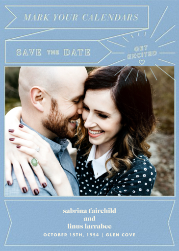 Chronology (Save the Date) by Paperless Post