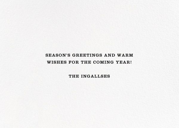 Next Stop: Christmas (UK) - Greeting Card by Paperless Post - Back