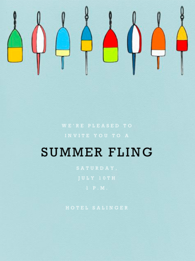 Lobster Buoys by Paperless Post