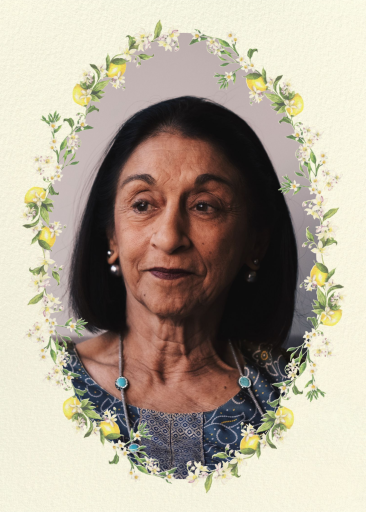 Citrus and Petals Photo - Celebration of Life Invitation by  Monique Lhuillier