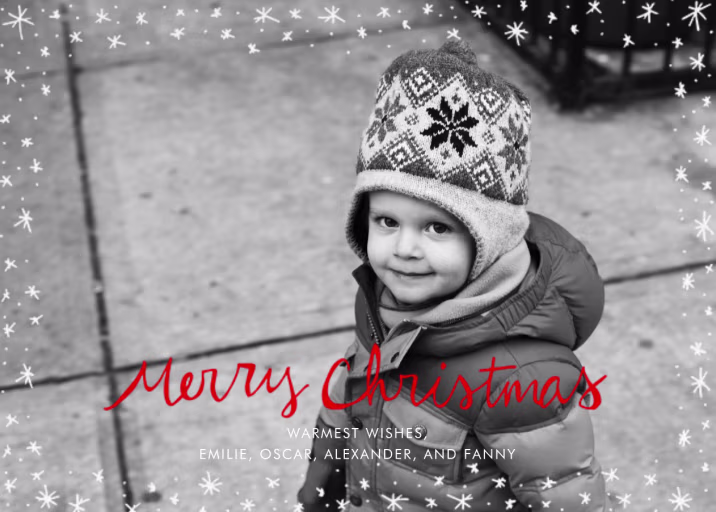 Holiday Wink - Christmas Card by Linda and Harriett
