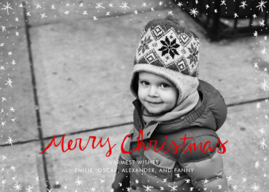 Holiday Wink - Christmas Card by Linda and Harriett