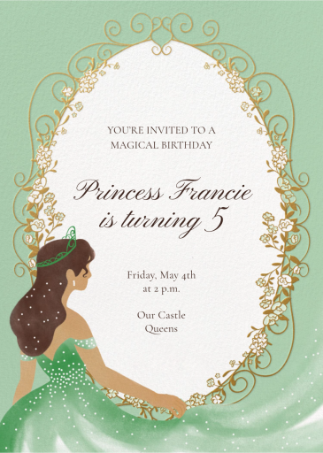Sparkling Princess - Birthday Invitation by Paperless Post