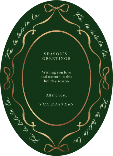 Holiday Bows (Double-Sided) - Holiday Card by Paperless Post - Back