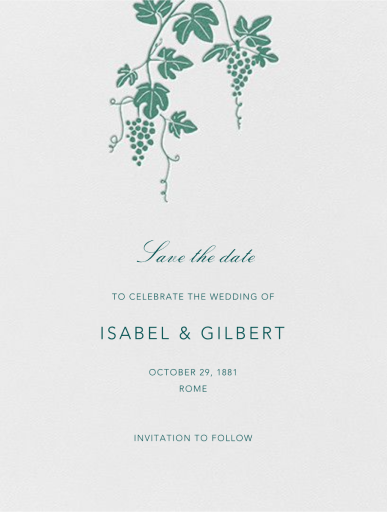Vineyard I (Save the Date) - Save the Date by Paperless Post