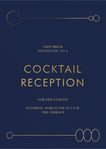 Dashing - Cocktail Party Invitation by Paperless Post