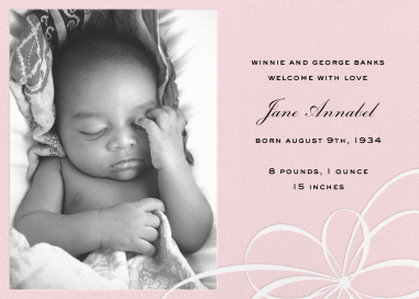 Belle Boulevard (Photo Save the Date) - Birth Announcement by kate spade new york