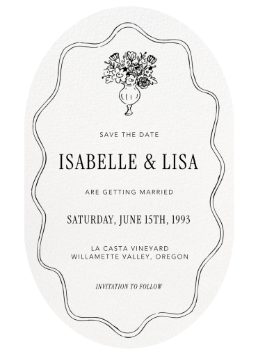 Floral and Scallop by Paperless Post