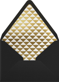 50 Gold Lettering (Photo) - Paperless Post Envelope