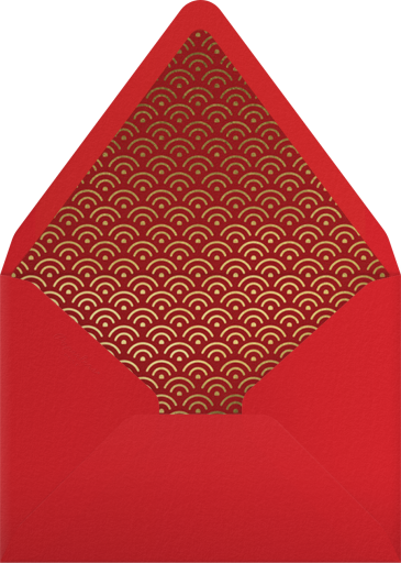 Lantern Tassels - Paperless Post Envelope