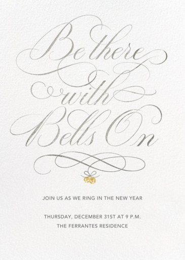 Bell of the Ball - New Year's Eve Invitation by Cheree Berry Paper & Design