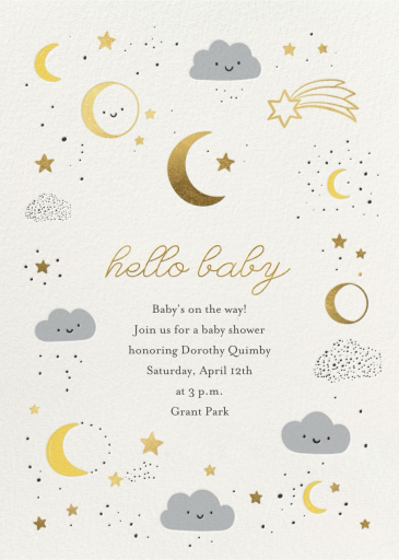 Whatever the Weather - Baby Shower Invitation by Little Cube
