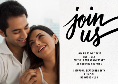 Horizontal Split Photo - Celebration Invitation by Paperless Post