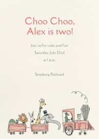 Railcars and Balloons by Carly Kuhn