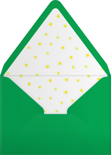 Outer Space UFO Birthday Invitation Envelope