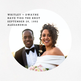 Vignette - Wedding Announcement by Paperless Post