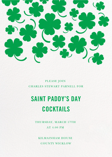 Clover Field - St. Patrick's Day Invitation by Paperless Post