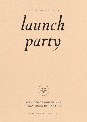 Claro - Launch Party Invitation by Paperless Post