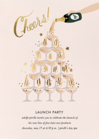 Champagne Tower - Business Event Invitation by Rifle Paper Co.