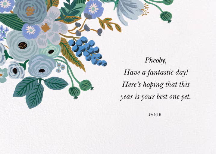 Autumn Knoll - Birthday Card by Rifle Paper Co.