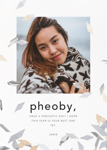 Flutter Photo - Birthday Card by CONFETTISYSTEM