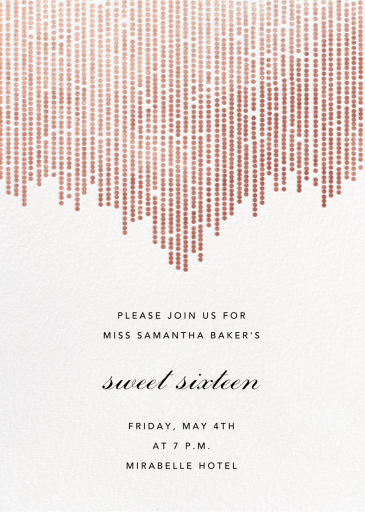 Josephine Baker - Sweet 16 Invitation by Paperless Post