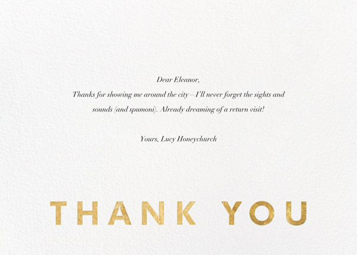 Field of Thanks (Stationery) - Thank You Card by Paperless Post