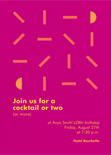 Swivel - Invitation by Gold Rush Paper