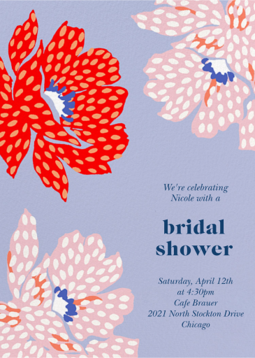 Printed Petals - Invitation by kate spade new york