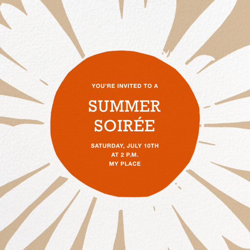 Petal Pop - Summer Party Invitation by Marimekko