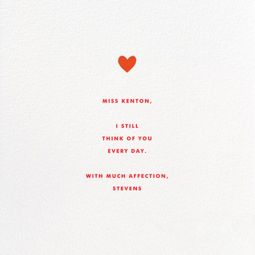 Valentine's Heart - Valentine's Day Invitation by The Indigo Bunting - Back