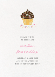 Sprinkles and Icing - First Birthday Invitation by Paperless Post