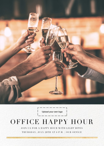 Underscore (Photo) - Happy Hour Invitation by Paperless Post