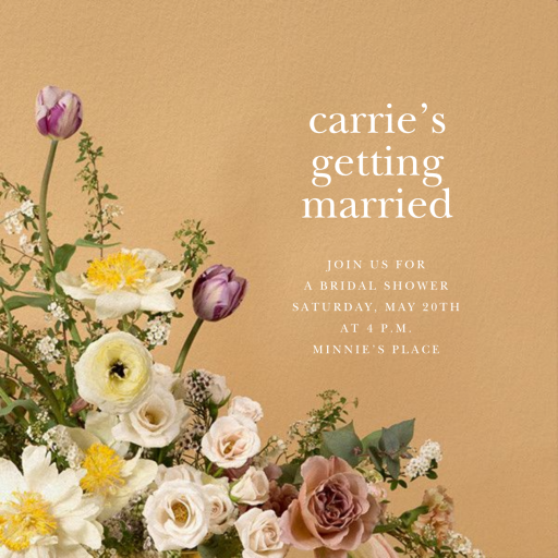 Thermidor - Bridal Shower Invitation by Putnam & Putnam