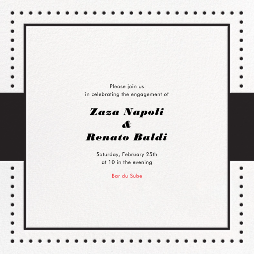 Maya - Engagement Party Invitation by Paperless Post