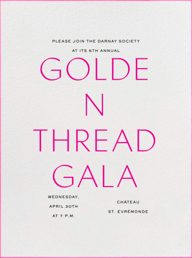 Edge Stain Ivory - Fundraiser Invitation by Paperless Post