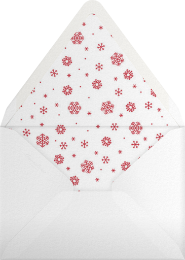 Snowfall - Paperless Post Envelope