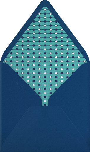 Ampersand Banner Blue - Paperless Post Envelope