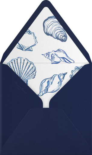 Cerulean Shell - Ten Story Stationery Envelope