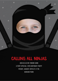 Stealth Mode - Birthday Invitation by Paperless Post