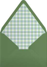 Watercolor Golf Balloons Invitation Envelope