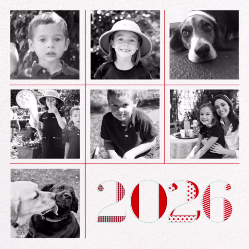 Tic Tac Toe - New Year's Card by Paperless Post