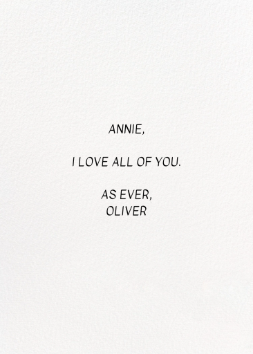 Be Mine Gradient - Greeting Card by Hartland Cards - Back