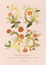 Poppy New Year - Greeting Card by Rifle Paper Co.