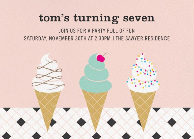 Ice Cream Parlor by Paperless Post