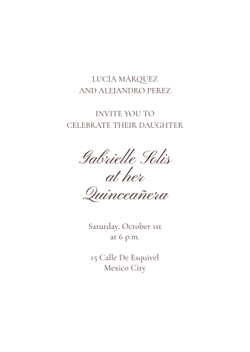 Sparkling Princess - Quinceañera Invitation by Paperless Post