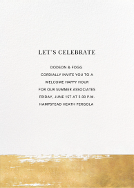 Simple Brushstroke - Launch Party Invitation by Sugar Paper